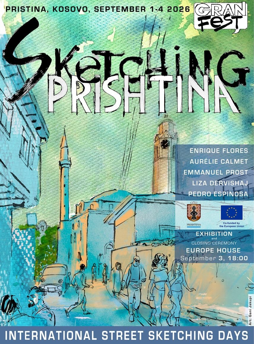 Sketching Prishtina: Closing Exhibition