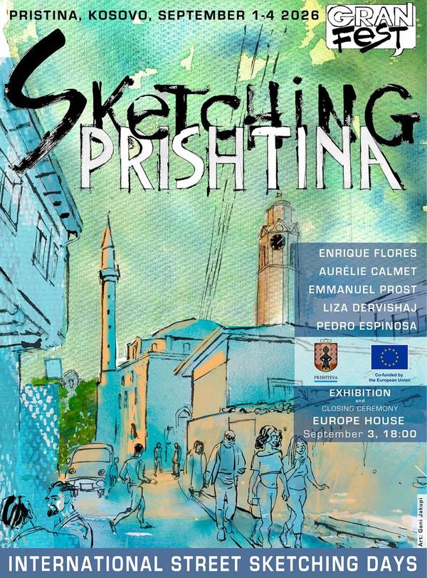 Sketching Prishtina