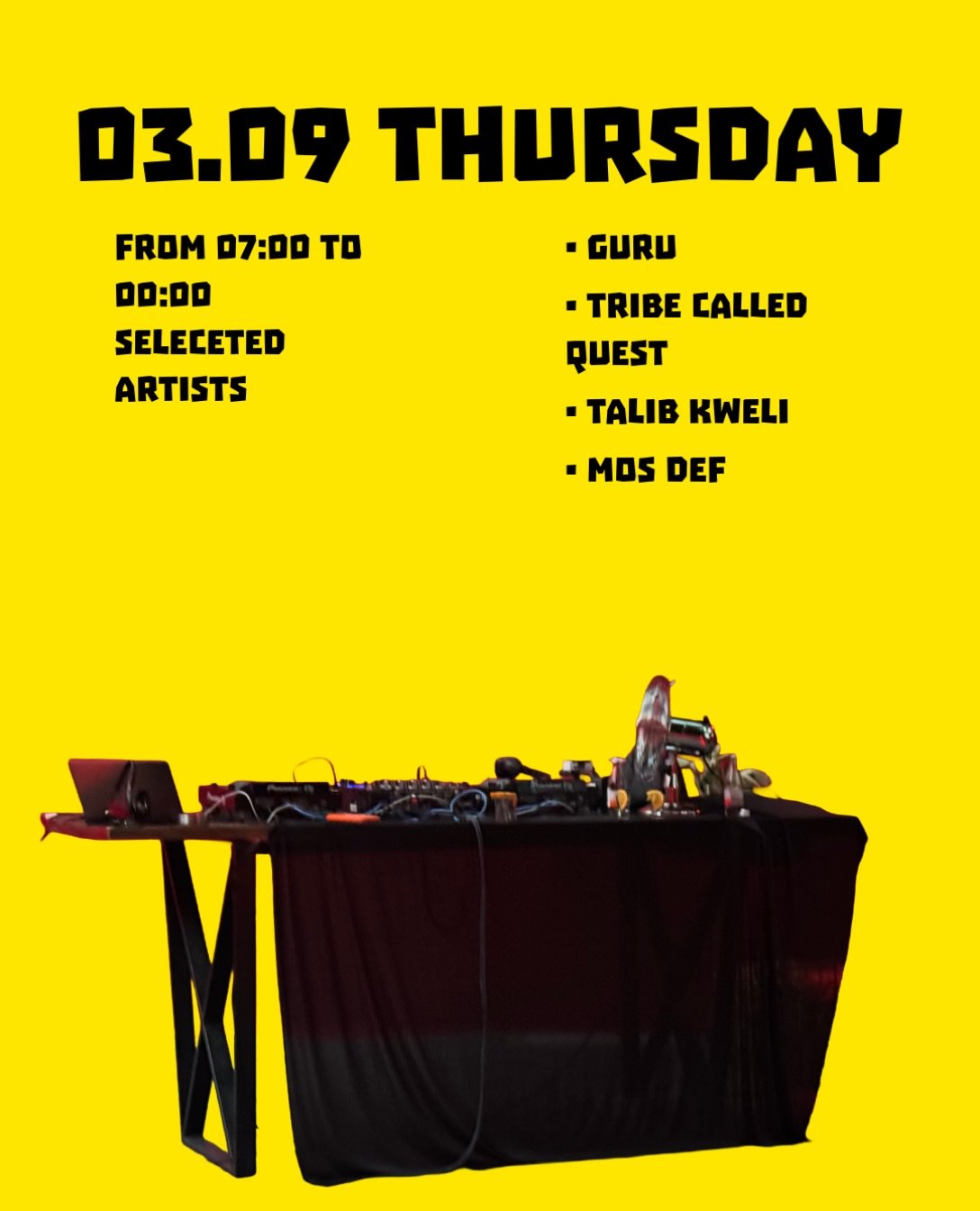 Guru, Tribe Called Quest, Talib Kweli, Mos Def