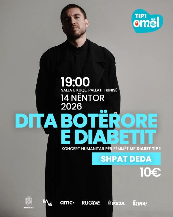 Dita Botërore e Diabetit - Koncert Humanitar